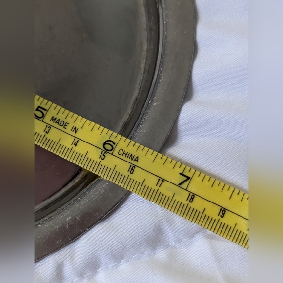 Le Creuset stainless steel 6.5 inch replacement lid.  GUC. 5.5 inch inside. - Picture 5 of 5